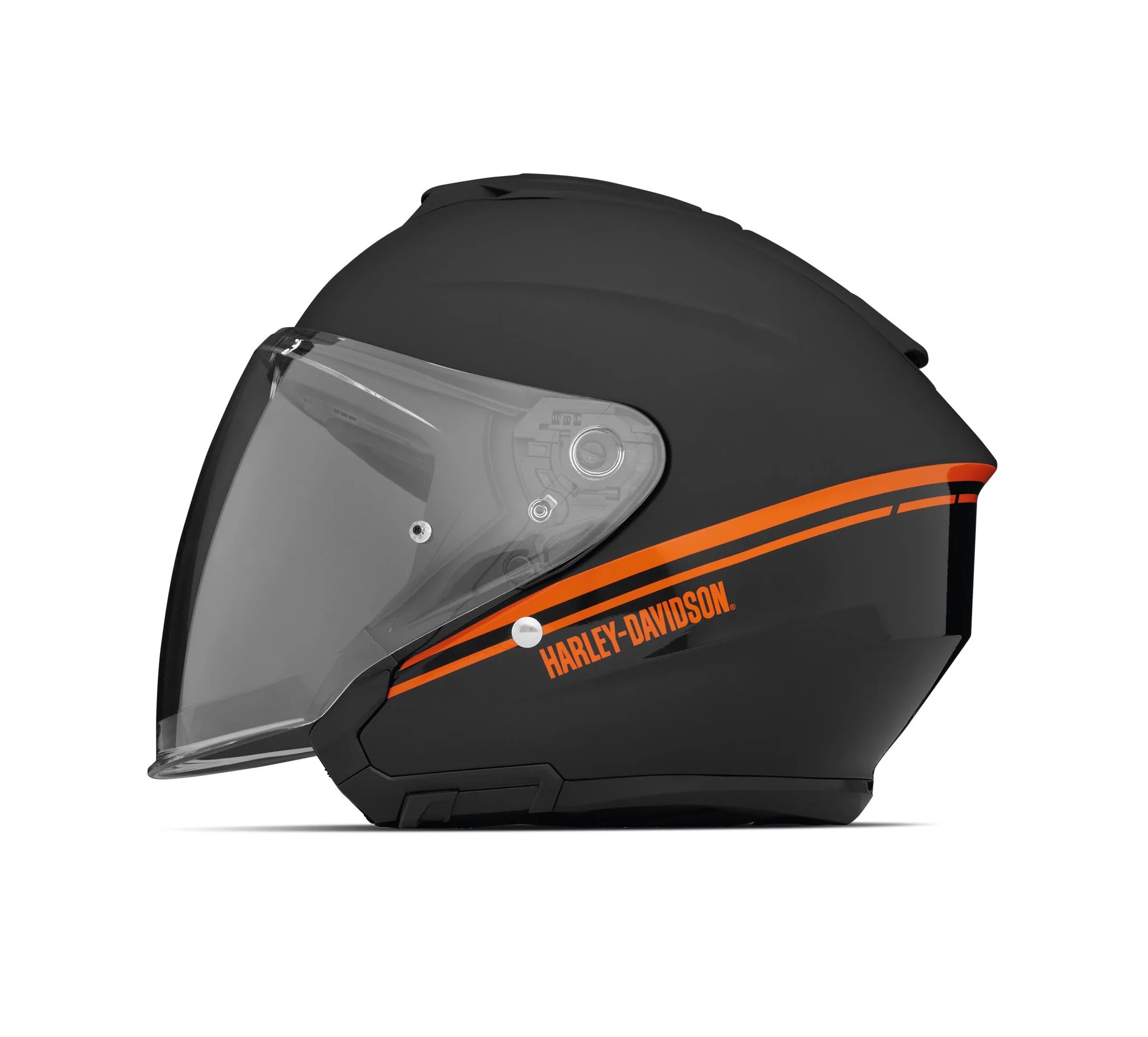 Kask motocyklowy 3/4 Maywood II MATTE BLACK - obrazek 2
