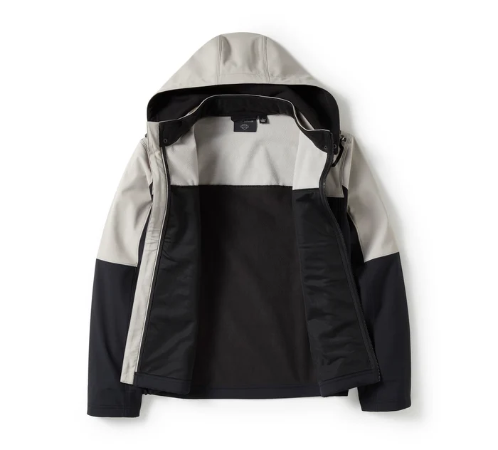 KURTKA MĘSKA SOFTSHELL WILLIE G CZARNA - obrazek 3