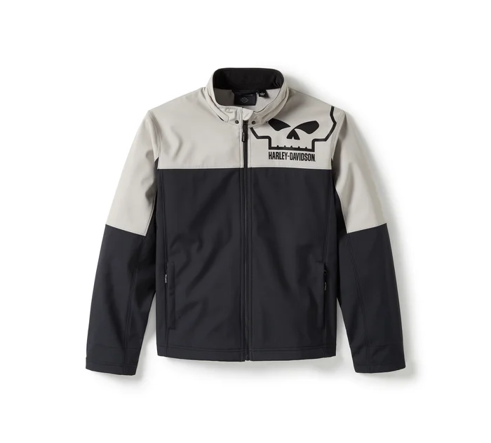 KURTKA MĘSKA SOFTSHELL WILLIE G CZARNA - obrazek 4