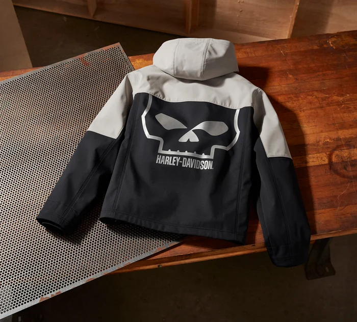 KURTKA MĘSKA SOFTSHELL WILLIE G CZARNA - obrazek 6