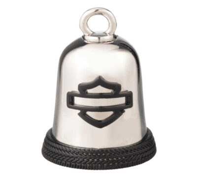 DZWONECZEK BRASS LOGO SHIELD CZARNY