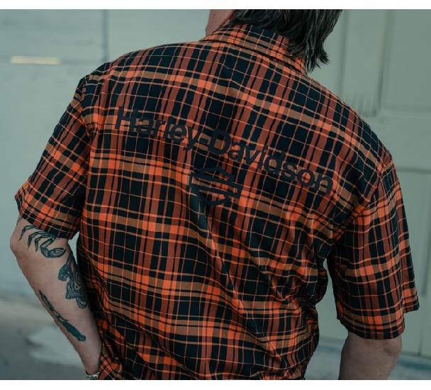 KOSZULA MĘSKA KR.RĘK. H-D TECH KRATA - obrazek 3