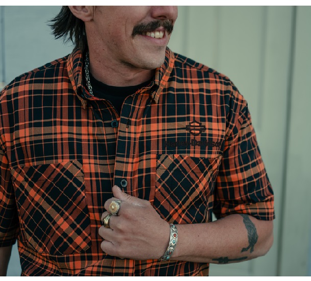 KOSZULA MĘSKA KR.RĘK. H-D TECH KRATA - obrazek 4