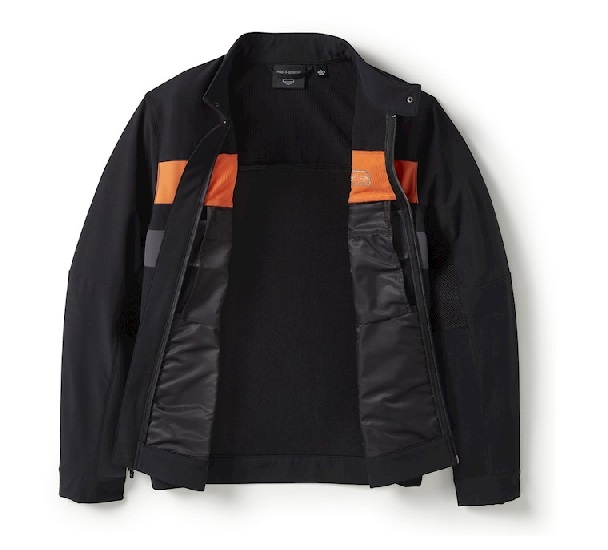 KURTKA MĘSKA HARLEY DAVIDSON SOFTSHELL MESH TECH CZARNA - obrazek 2
