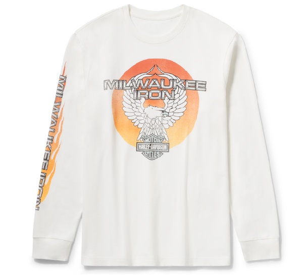 LONGSLEEVE MĘSKI MILWAUKEE EAGLE BIAŁY