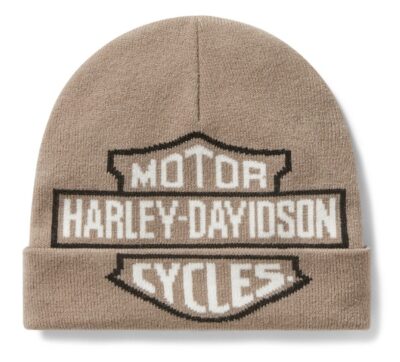 CZAPKA ZIMOWA BEANIE OVERSIZED B&S BEŻ