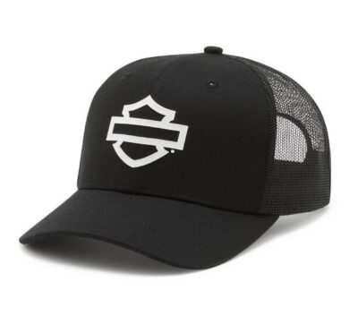 CZAPKA Z DASZKIEM LOGO COLORBLOCK CZARNA