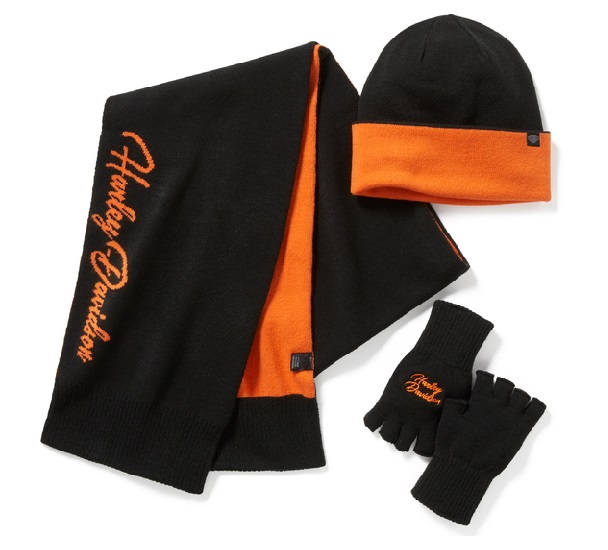KOMPLET CZAPKA I SZALIK BEANIE HOLIDAYS CZARNY