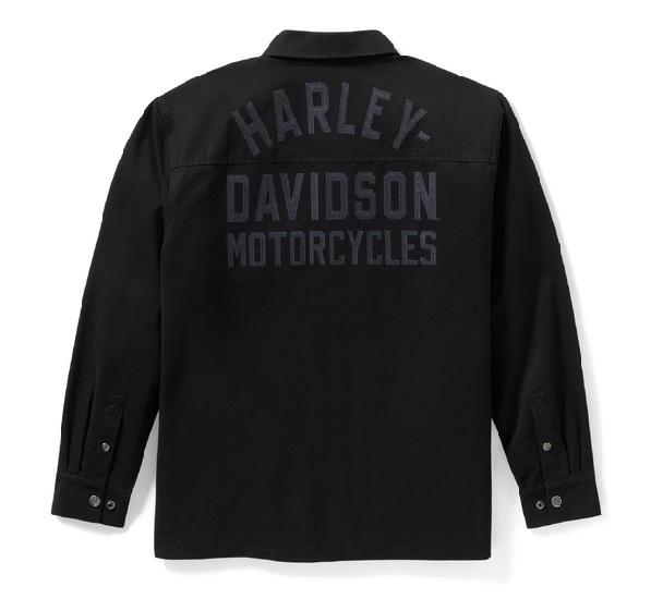 KURTKA MĘSKA RACER FONT SOLID CZARNA - obrazek 2