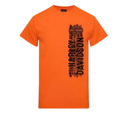 T-SHIRT MĘSKI STRAIGHT UP ORANGE