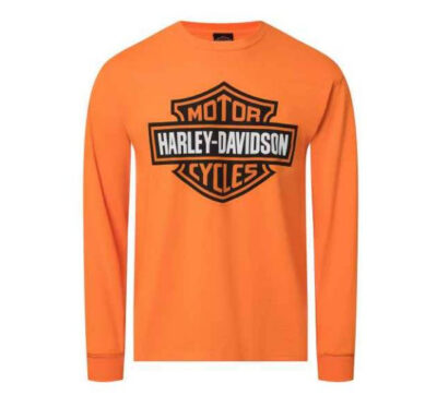LONGSLEEVE MĘSKI B&S ON SAFETY ORANGE