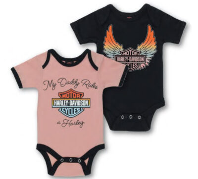 GIRL BODY SET 2 SZT. MY DADDY RIDES A HARLEY
