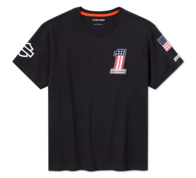 T-SHIRT MĘSKI CHAMPION #1 CZARNY