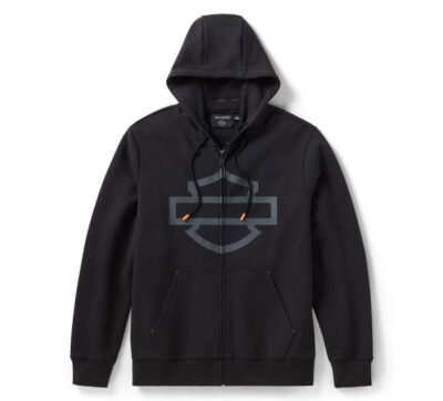 BLUZA MĘSKA Z KAPTUREM TECH GAITER CZARNA