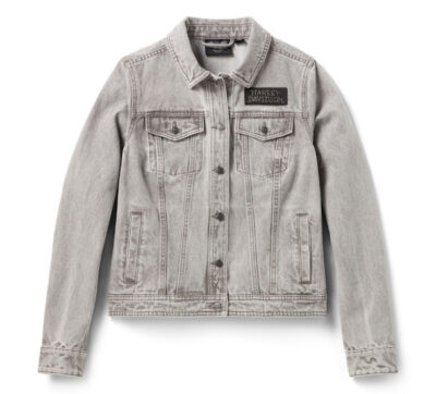 KURTKA DAMSKA JEANSOWA WILLIE G BLING SZARA