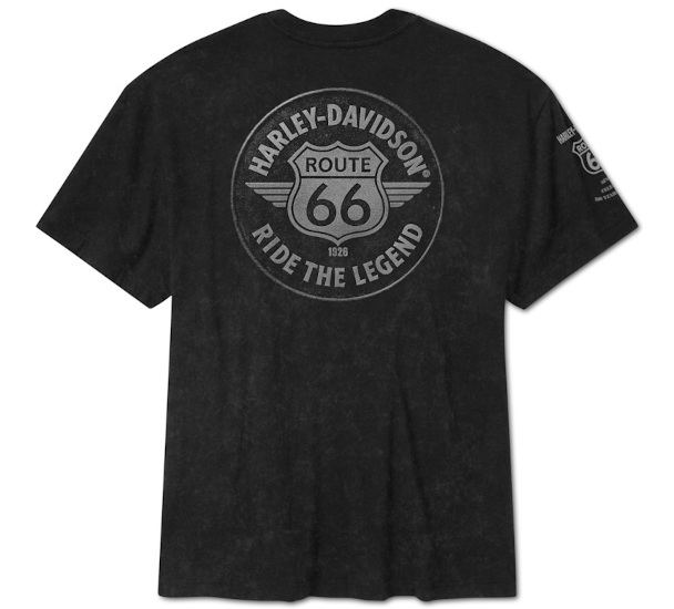 T-SHIRT MĘSKI ROUTE 66 LEGENDARY - obrazek 2