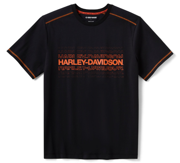 T-SHIRT MĘSKI H-D TECH COOLMAX CZARNY