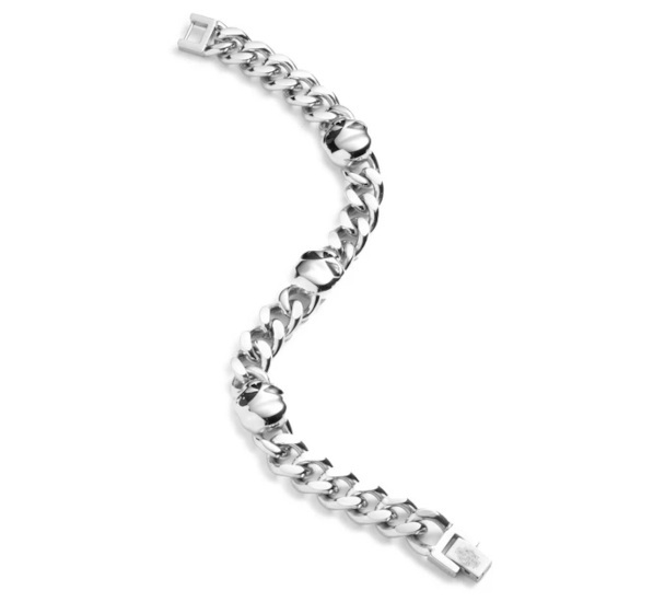BRANSOLETKA MĘSKA STAL CURB CHAIN WILLIE G - obrazek 2
