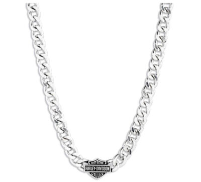 NASZYJNIK MĘSKI STAL CURB CHAIN B&S