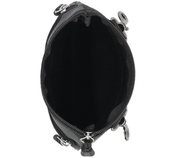 SASZETKA Z PASKIEM NA RAMIĘ CROSSBODY B&S CZARNA - obrazek 4